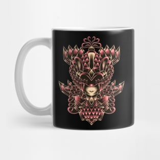 Artwork Illustration Masked Man With Charming Accessories Mug